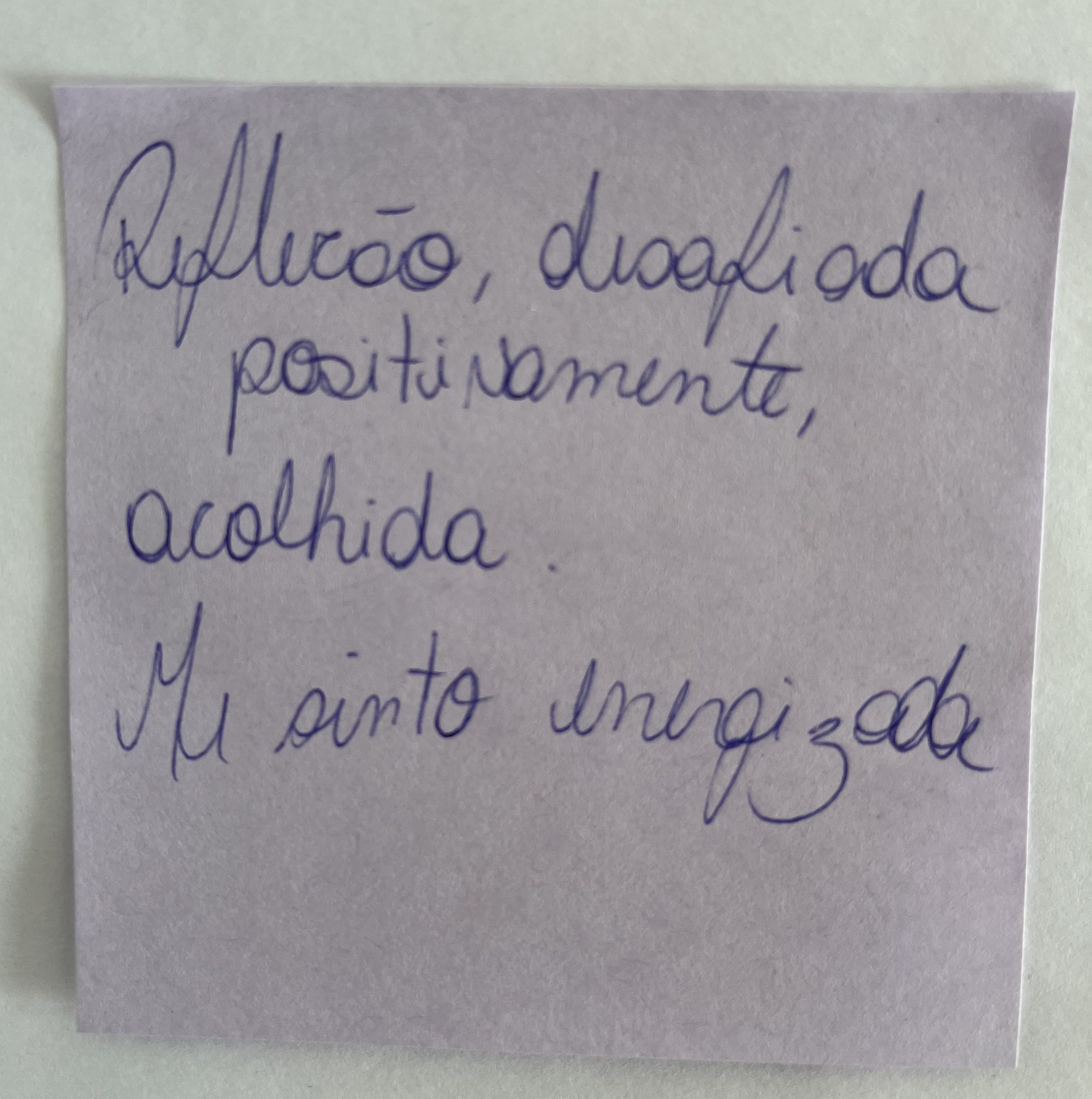 Depoimento de membro da Roda