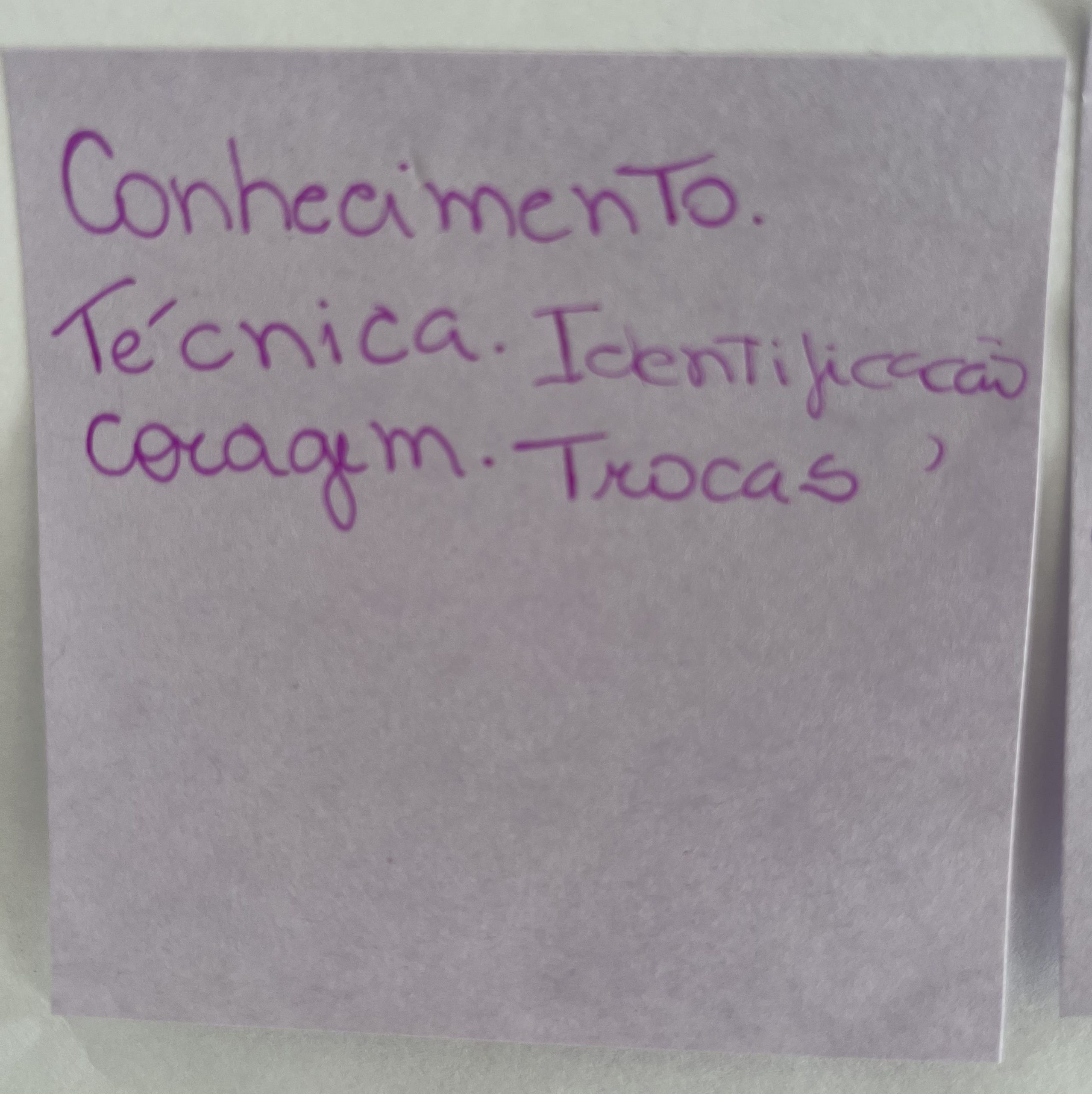 Depoimento de membro da Roda