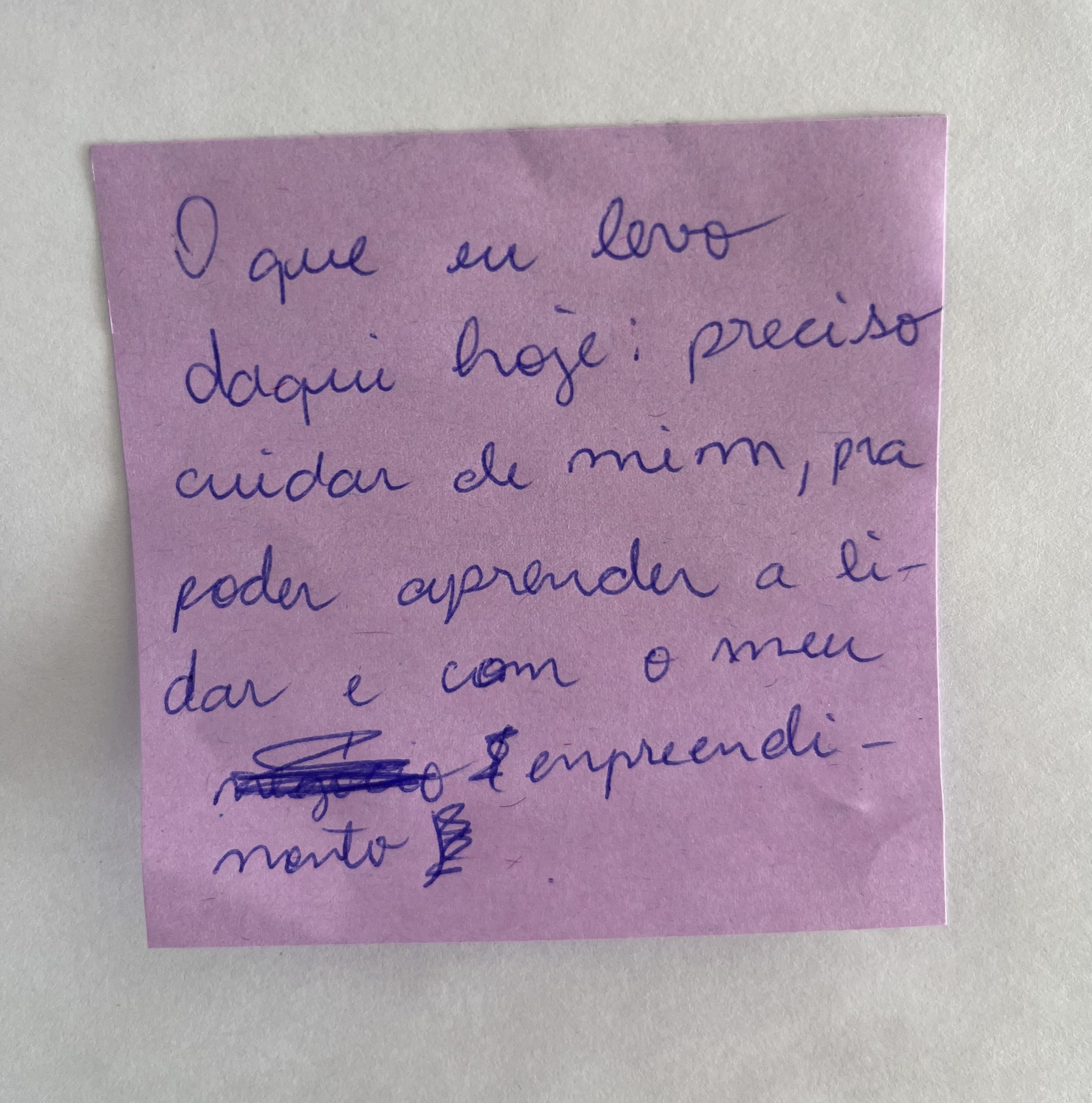 Depoimento de membro da Roda