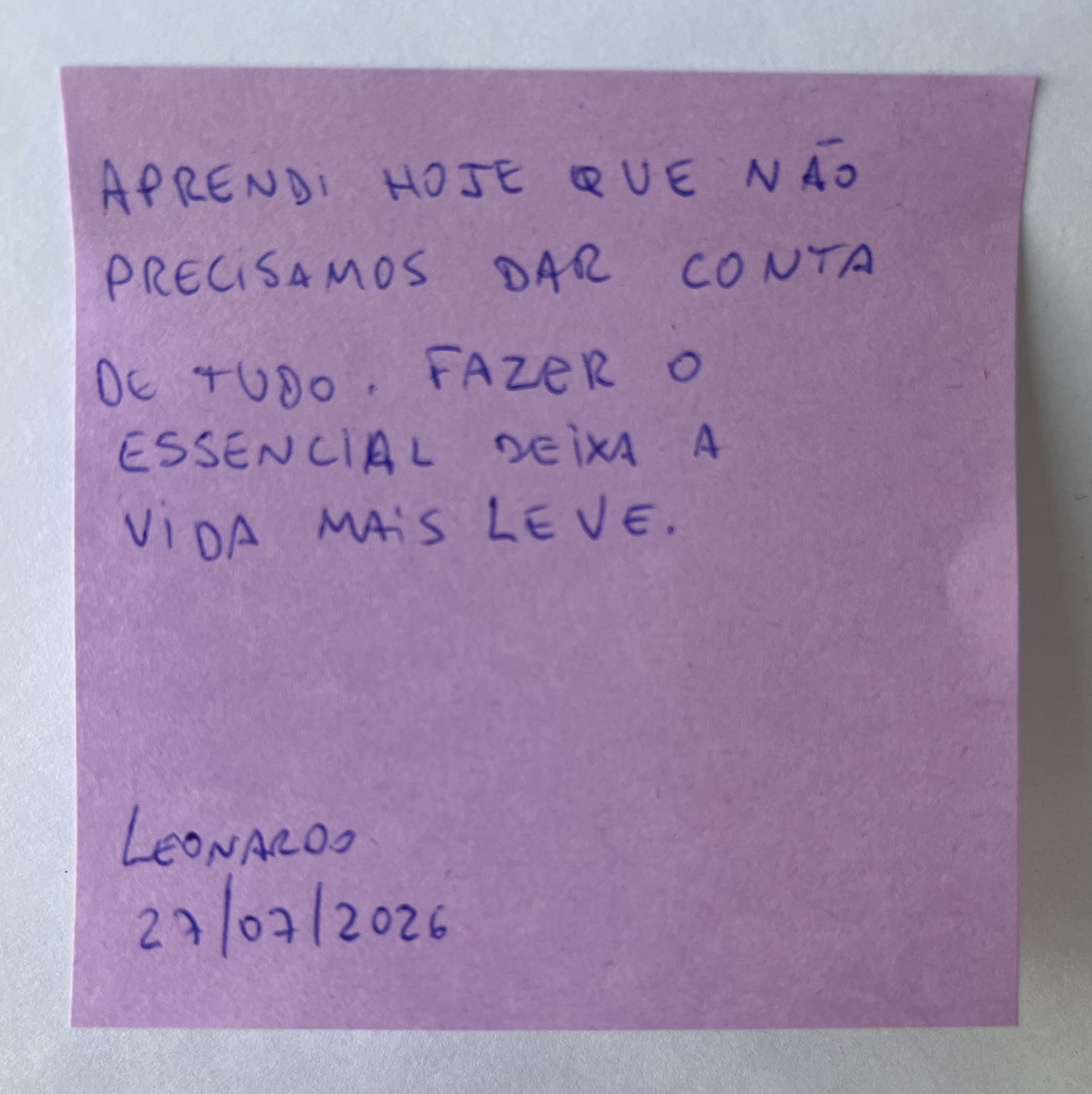 Depoimento de membro da Roda