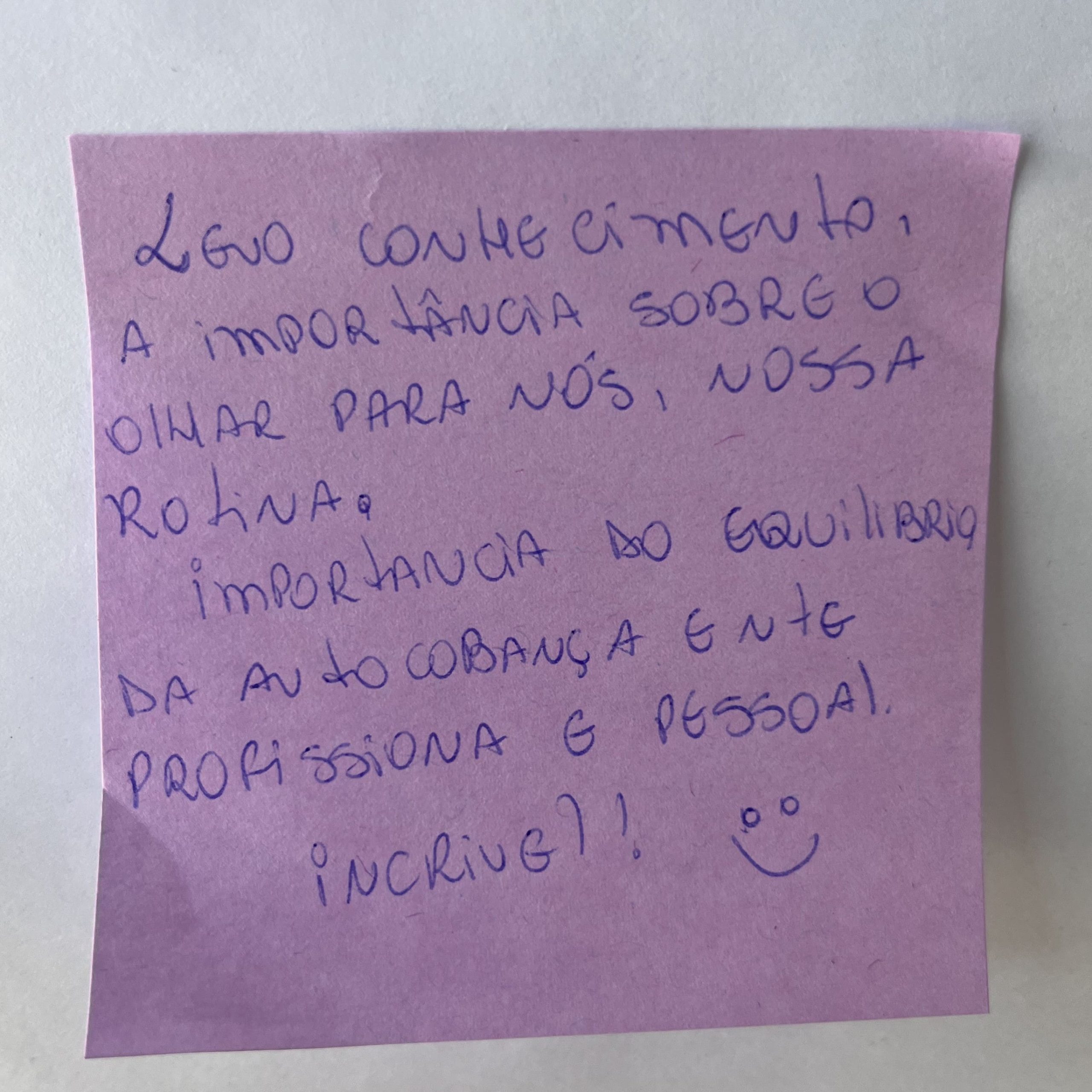 Depoimento de membro da Roda