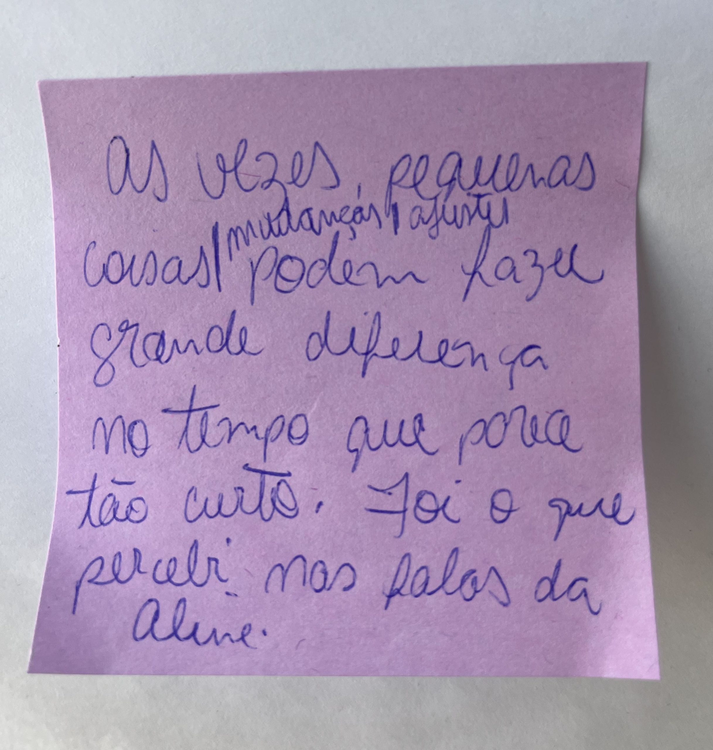 Depoimento de membro da Roda